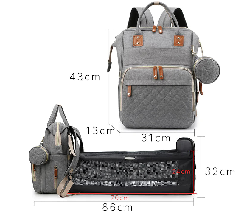 BABY DIAPER & TRAVEL BACKPACK