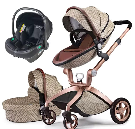 LUXARY FOLDABLE STROLLER 3 IN 1